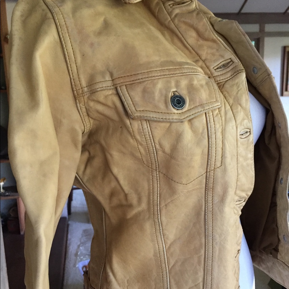 Gap leather jacket